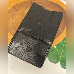 STAMPD Los Angeles snakeskin Embossed Leather Lunch Bag